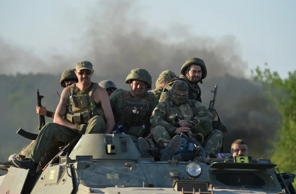Lực lượng Nga ở tỉnh Luhansk hồi tháng 7-2022. Ảnh: SPUTNIK