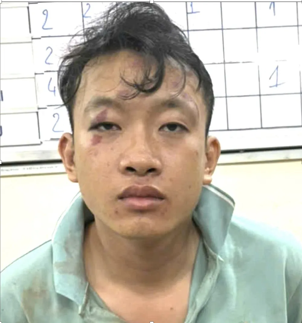 Bị can Nguyễn Minh Phúc.