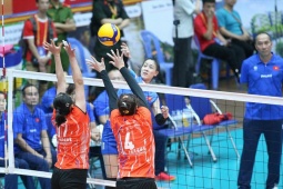 Trực tiếp bóng chuyền ĐT nữ Việt Nam - Tứ Xuyên (TQ): Set 2 giằng co (VTV Cup)