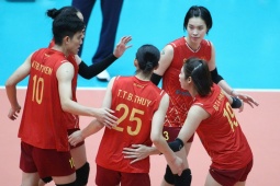 Trực tiếp bóng chuyền ĐT nữ Việt Nam - Tứ Xuyên (TQ): Quyết tâm giành đầu bảng (VTV Cup)