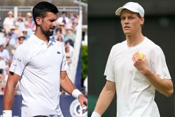 Trực tiếp tennis Wimbledon ngày 2: Djokovic coi chừng Muller, Sinner đối đầu đồng hương