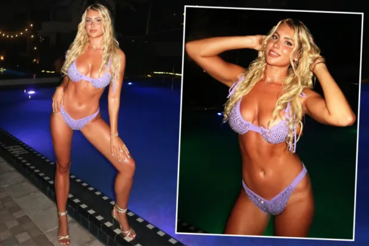 Loạt ảnh bikini màu tím quyến rũ mới nhất của&nbsp;Andreea khiến người dùng mạng "phát sốt"