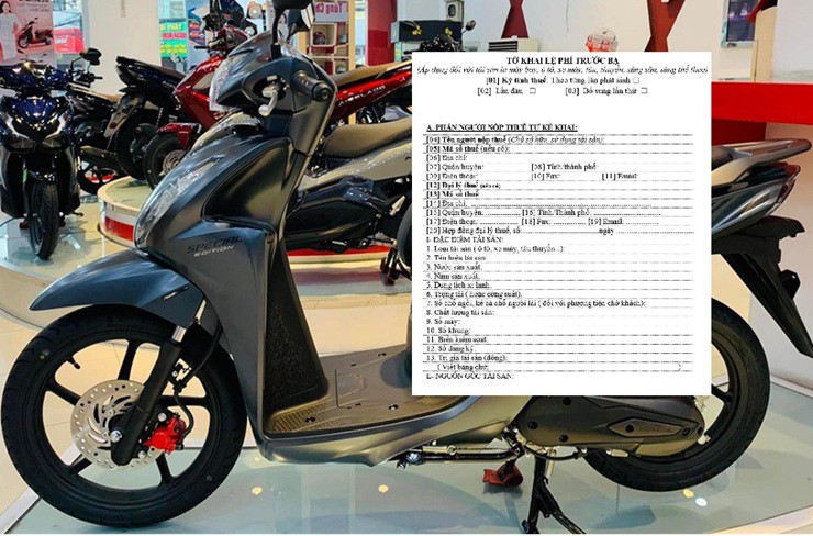 Phí trước bạ xe máy tại Hà Nội, thành phố Hồ Chí Minh giảm còn 2% - 1