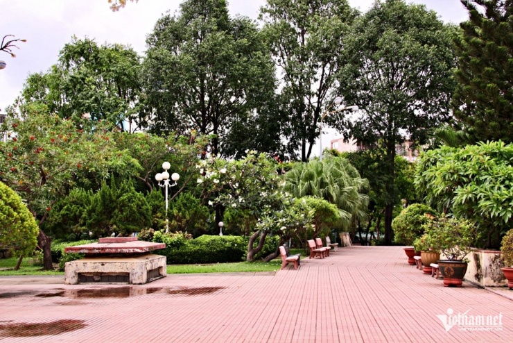 Một góc công viên Tân Phước. Ảnh: Hà Nguyễn