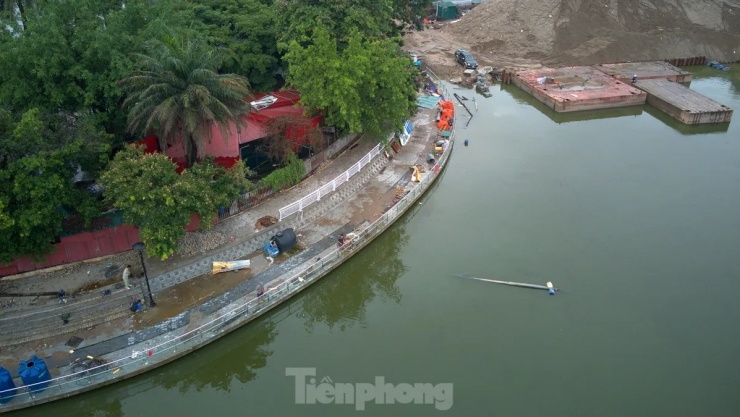 Cận cảnh bán đảo hồ Đống Đa sắp thành công viên, khu vui chơi - 12