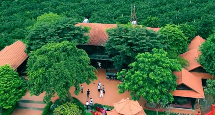 Một góc khu trang trại của trùm giang hồ cộm cán Vi "ngộ". Ảnh: FBNV