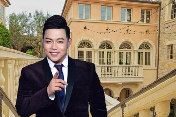 Quang Lê thăm dinh thự 70 triệu USD của vợ chồng Bích Tuyền