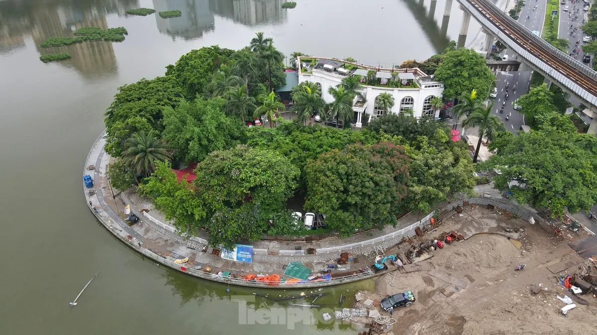 Cận cảnh bán đảo hồ Đống Đa sắp thành công viên, khu vui chơi - 4