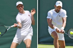 Djokovic và Sinner lập  " mưa kỷ lục "  ngày Wimbledon nhận cú sốc sau 150 năm