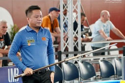 Nóng đại chiến bi-a World Cup: Thón Viết Hoàng Minh thắng áp đảo