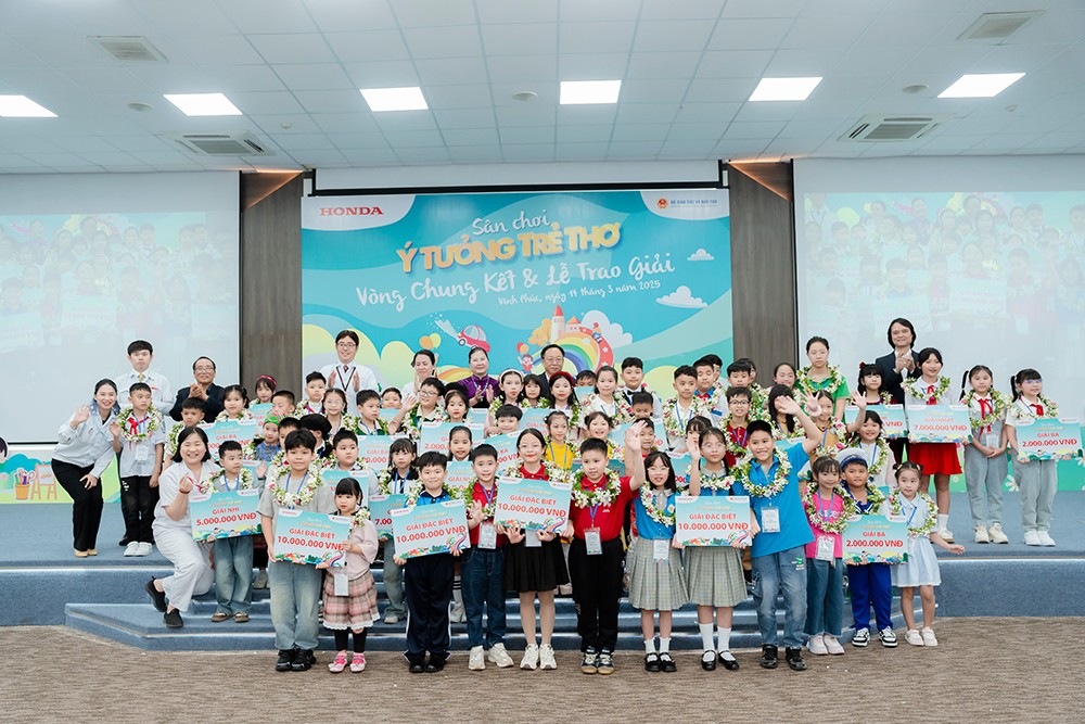 Sân chơi "Ý tưởng trẻ thơ" dành cho các em học sinh cấp Tiểu học