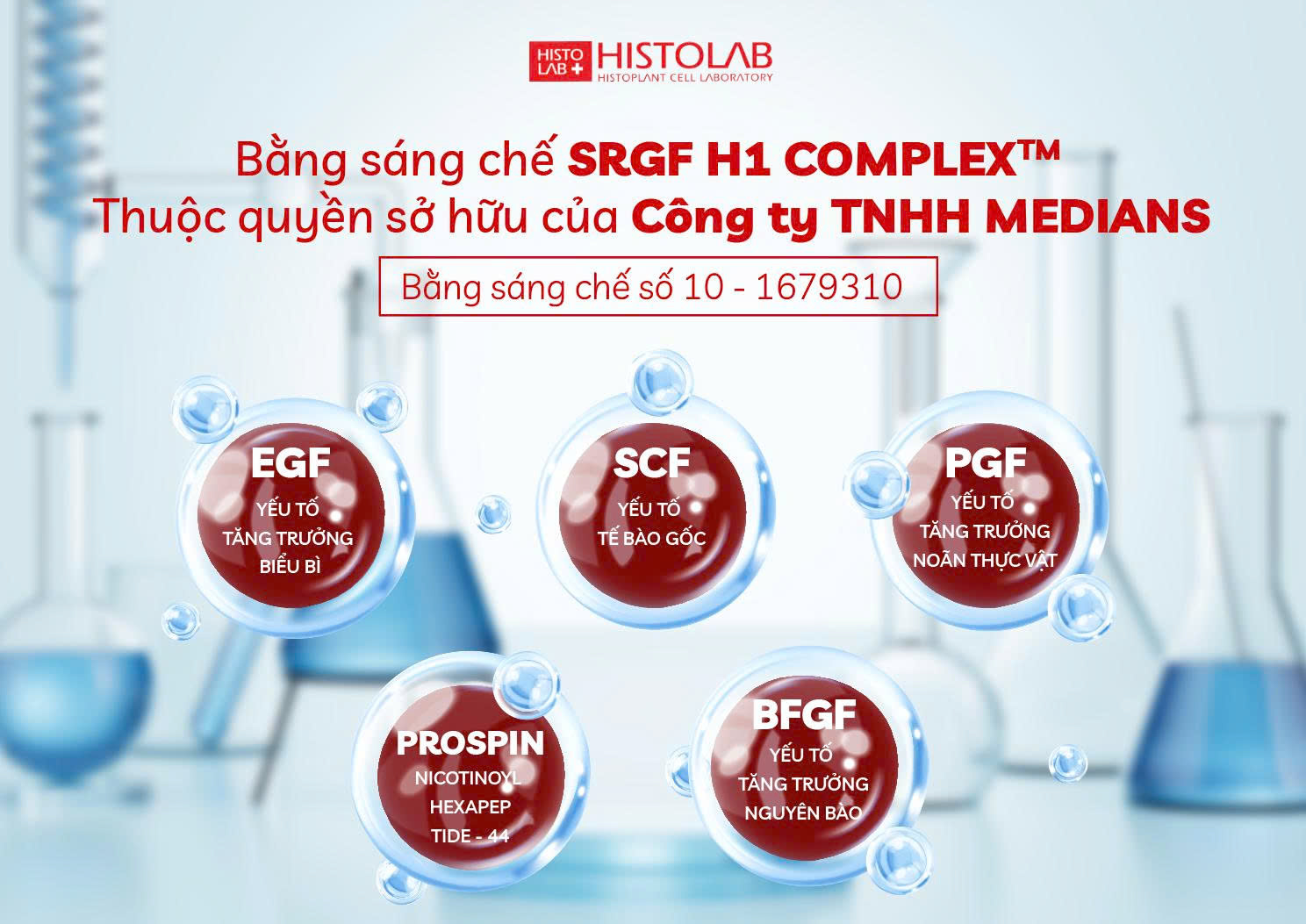 SRGF H1 Complex - “nhân tố vàng” trong công cuộc tái tạo da sau các trị liệu xâm lấn