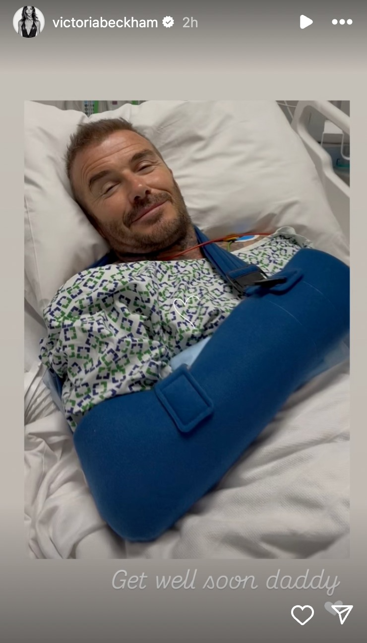 Trong lúc David Beckham nhập viện...