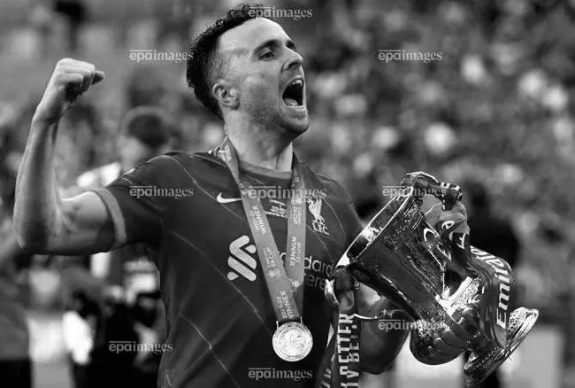 Jota đã giành nhiều chiến tích cùng Liverpool. Ảnh: EPA.