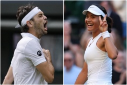 Thể thao - Rực lửa tennis Wimbledon ngày 3: Mỹ nhân Raducanu có vé đi tiếp, Fritz phải ngược dòng