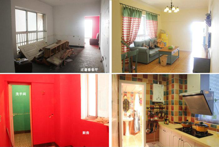 Tuy nhiên, khi chuyển về, cô gái đã chi tới 70.000 tệ (khoảng 255 triệu đồng) để sửa sang, trang trí theo ý thích của mình.
