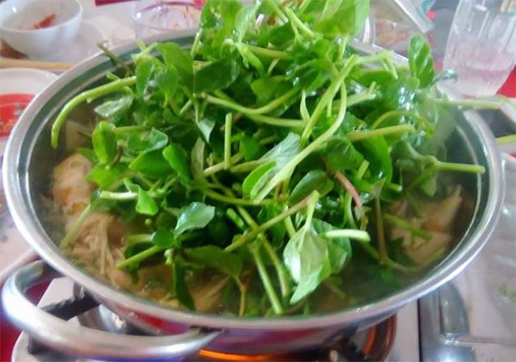 Trước kia, rau lỗ bình chỉ đơn giản là món ăn “chống đói” của người vùng cao, có thể luộc chấm mắm, xào tỏi, nấu canh…
