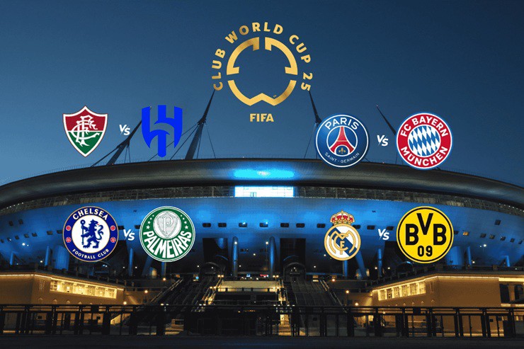 Các cặp đấu vòng Tứ kết FIFA Club World Cup 2025
