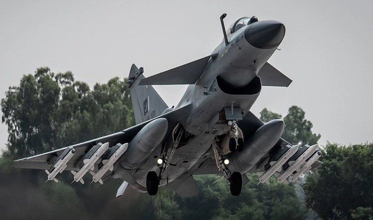 Chiến đấu cơ J-10C trong biên chế không quân Pakistan. Ảnh: Không quân Pakistan.