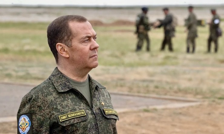 Phó Chủ tịch Hội đồng An ninh Nga Dmitry Medvedev. Ảnh: AFP.