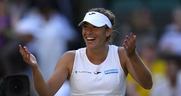 Solana Sierra không tin mình đã lần đầu tiên vào vòng 3 một sự kiện Grand Slam