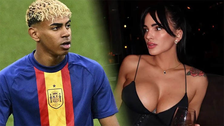 Yamal bị cho là tán tỉnh nữ diễn viên Claudia Bavel