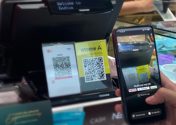 Người dùng Zalopay đã có thể quét mã QR thanh toán tại Sìngapore.