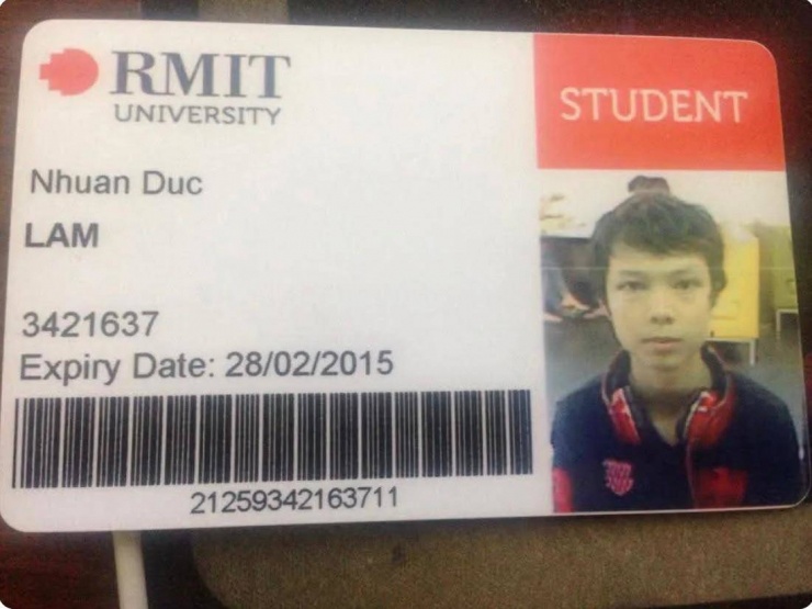 Anh theo học ngành Kế toán doanh nghiệp tại Đại học RMIT (Úc)