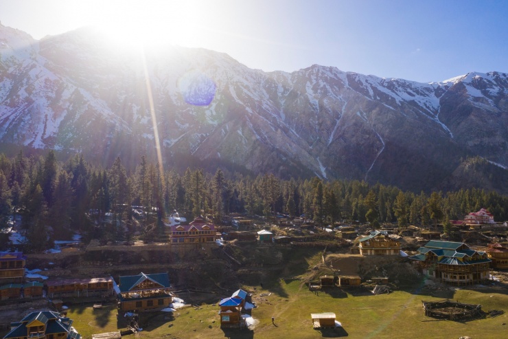 Toàn cảnh "Thảo nguyên thần tiên" Fairy Meadows.