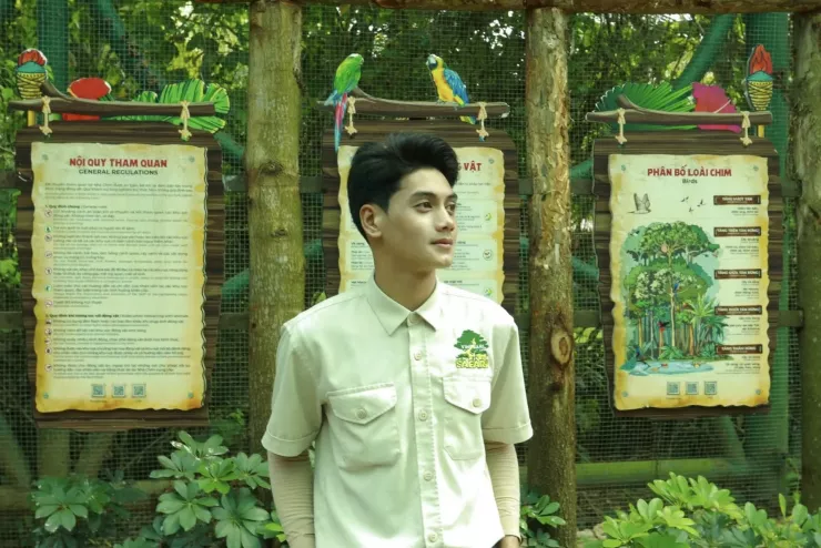 Chân dung nam thần Gen Z khuấy đảo mạng xã hội. (Ảnh: Fanpage River Safari Nam Hoi An)