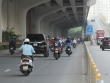 Ngày đầu phân làn ở đường Phạm Văn Đồng, xe máy tràn vào đi chung cùng ô tô