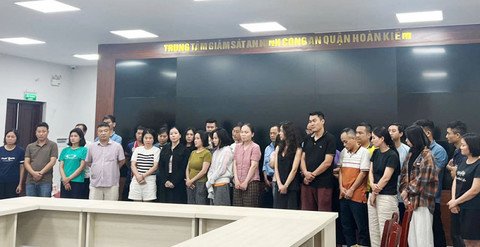 Các đối tượng trong vụ án bị bắt giữ