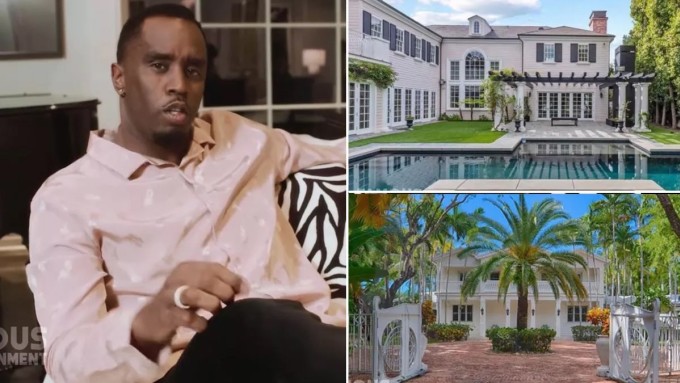 Biệt thự của Diddy ở Miami. Ảnh: Mirror