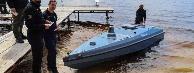 USV Magura V5 của Ukraine. Ảnh: Ukrinform 