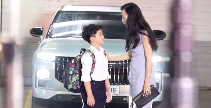 Phương Oanh trong phim mới sắp lên sóng. 
