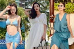 Gu thời trang đi biển của Hoa hậu bốn con Jennifer Phạm, luôn được khen tinh tế chỉ thông qua một chi tiết nhỏ