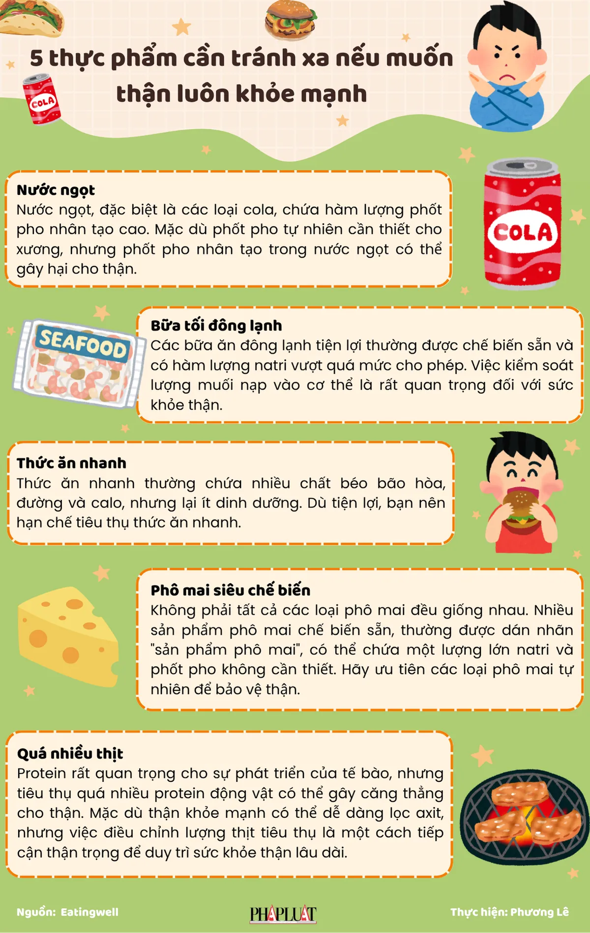5 thực phẩm cần tránh xa nếu muốn thận luôn khỏe mạnh - 1
