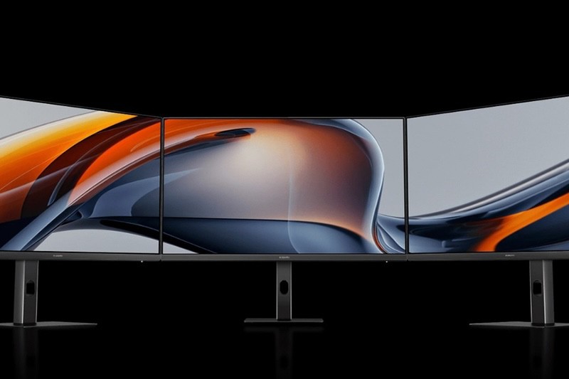 Thậm chí ghép nối nhiều màn hình Xiaomi A27UI với nhau.