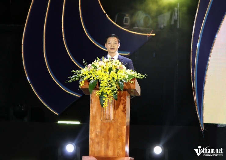 Ông Vương Quốc Tuấn, Chủ tịch UBND tỉnh Bắc Ninh phát biểu tại chương trình.