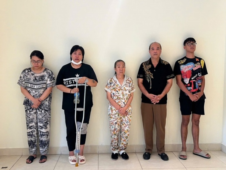 Các đối tượng trong vụ án.