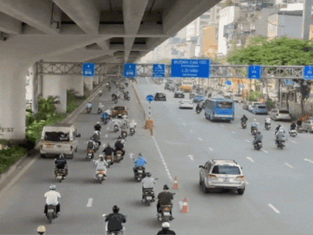 Chốt ngày phân làn giao thông đường Võ Chí Công, người dân đi lại thế nào?