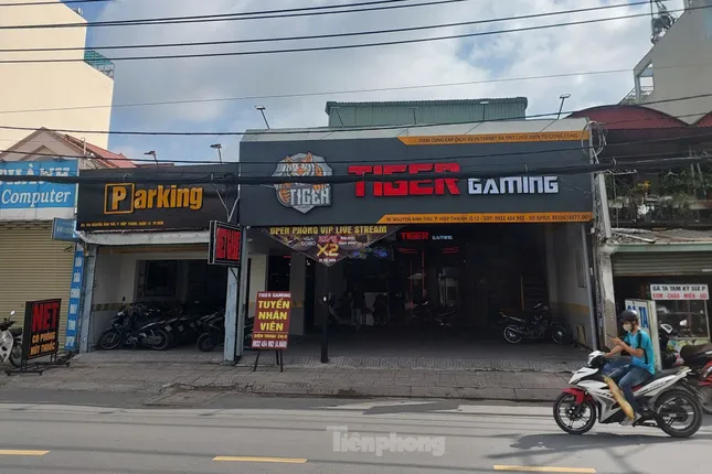 Tiệm game xảy ra vụ việc. Ảnh: Hoàng Thuận.