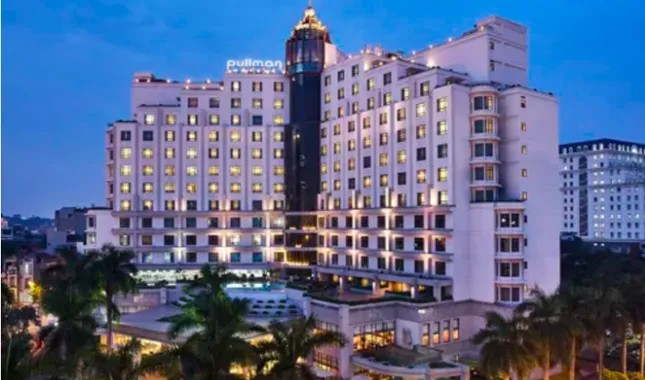Khách sạn Pullman nơi xảy ra vụ án.