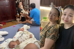 Hai nàng dâu cùng sinh đôi, bố mẹ chồng quay cuồng vẫn hạnh phúc vô bờ