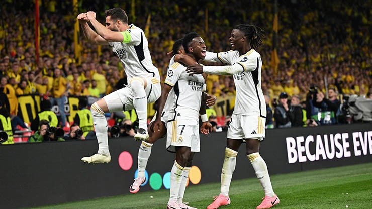 Real Madrid từng đánh bại Dortmund ở chung kết Champions League năm 2024