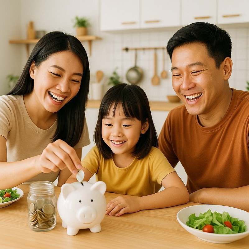 Kiếm được bao nhiêu tiền một tháng không quan trọng bằng việc tiết kiệm được bao nhiêu tiền. (Ảnh minh hoạ)