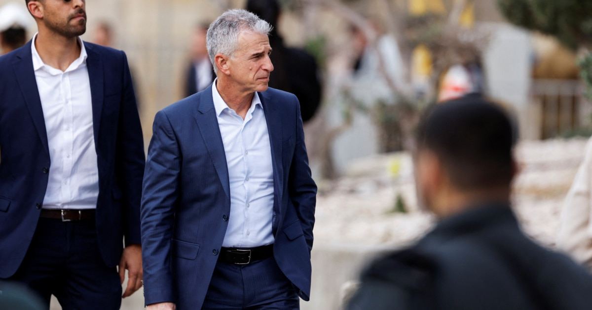 Giám đốc tình báo Mossad của Israel, ông David Barnea. Ảnh: Reuters.