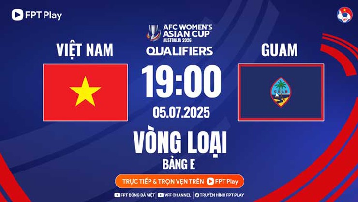 Trực tiếp bóng đá nữ Việt Nam - Guam: Hải Yến ghi bàn thứ 4 (Vòng loại Asian Cup) - 5