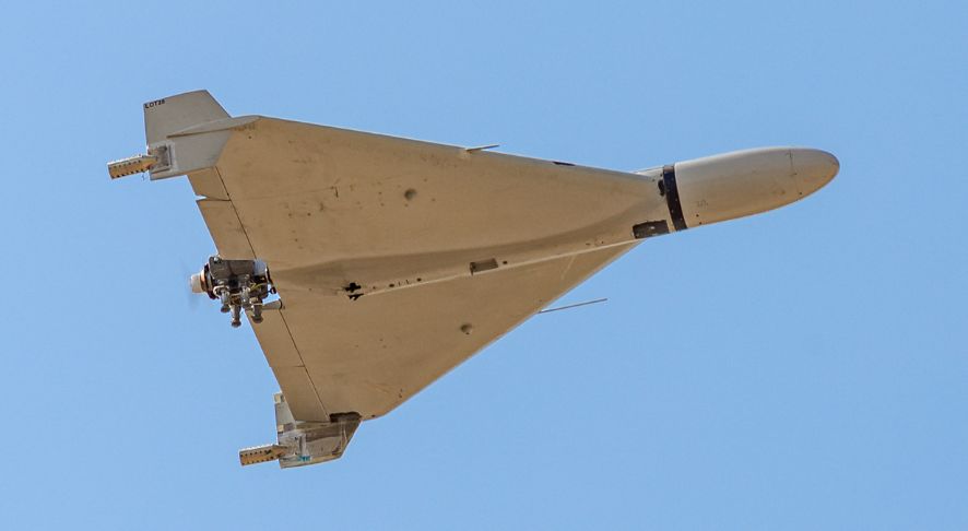 Nga chủ yếu sử dụng UAV Shahed trong các cuộc tập kích tầm xa nhằm vào Ukraine, kết hợp cùng với tên lửa hành trình và tên lửa đạn đạo. Ảnh: Viện Nghiên cứu Chiến lược Quốc tế&nbsp;(IISS).