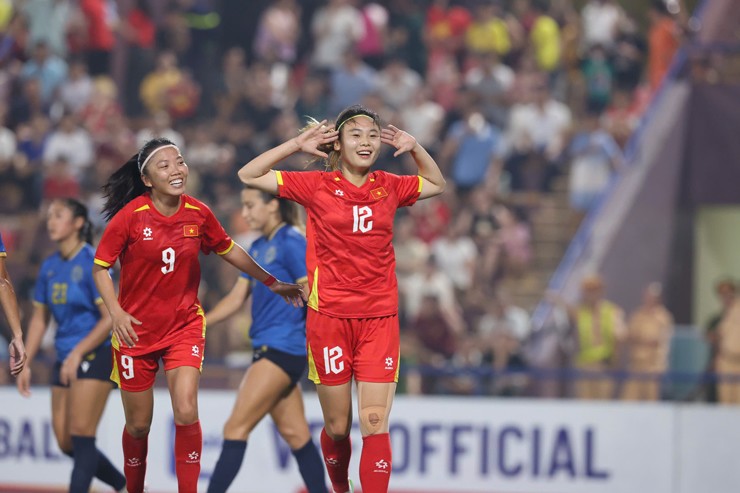 Trực tiếp bóng đá nữ Việt Nam - Guam: Hải Yến ghi bàn thứ 4 (Vòng loại Asian Cup) - 1